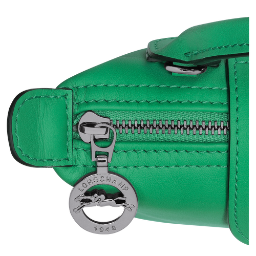 Le Pliage XTRA XS Pouch Green Leather Longchamp HK