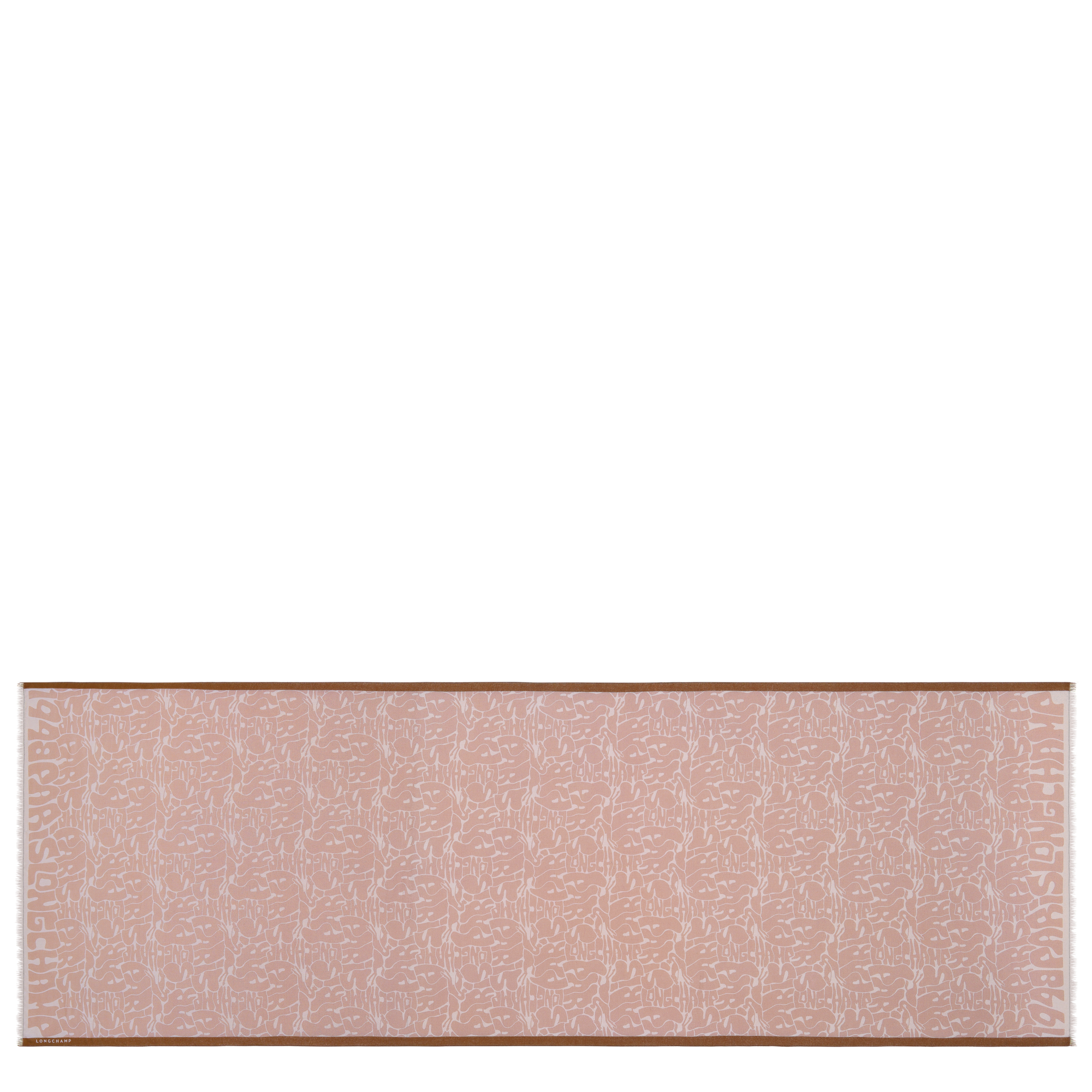 La Cavalcade Longchamp Stole,  T&egrave; rosa