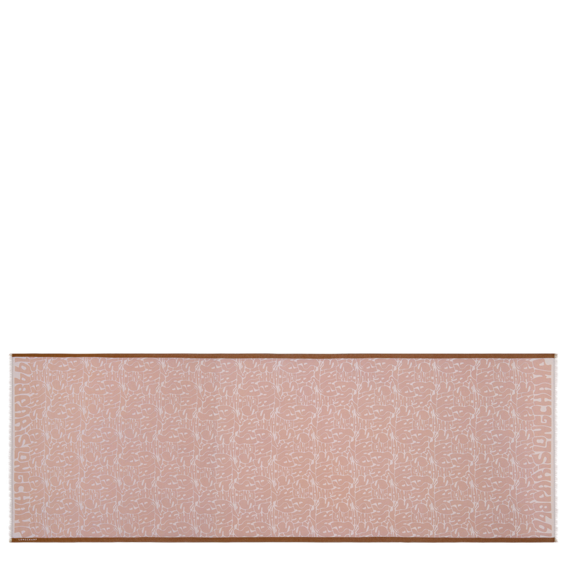 Stole La Cavalcade Longchamp , Modal - T&egrave; rosa  - View 1 of  2