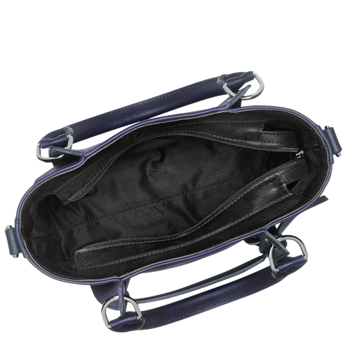 Longchamp 3D Tas met handgreep aan de bovenkant S , Bosbessenblauw - Leder - Weergave 5 van  5