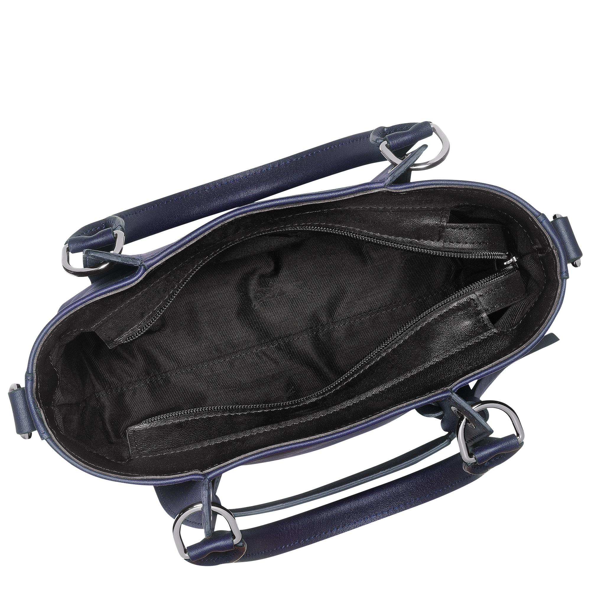Longchamp 3D Tas met handgreep aan de bovenkant S, Bosbessenblauw