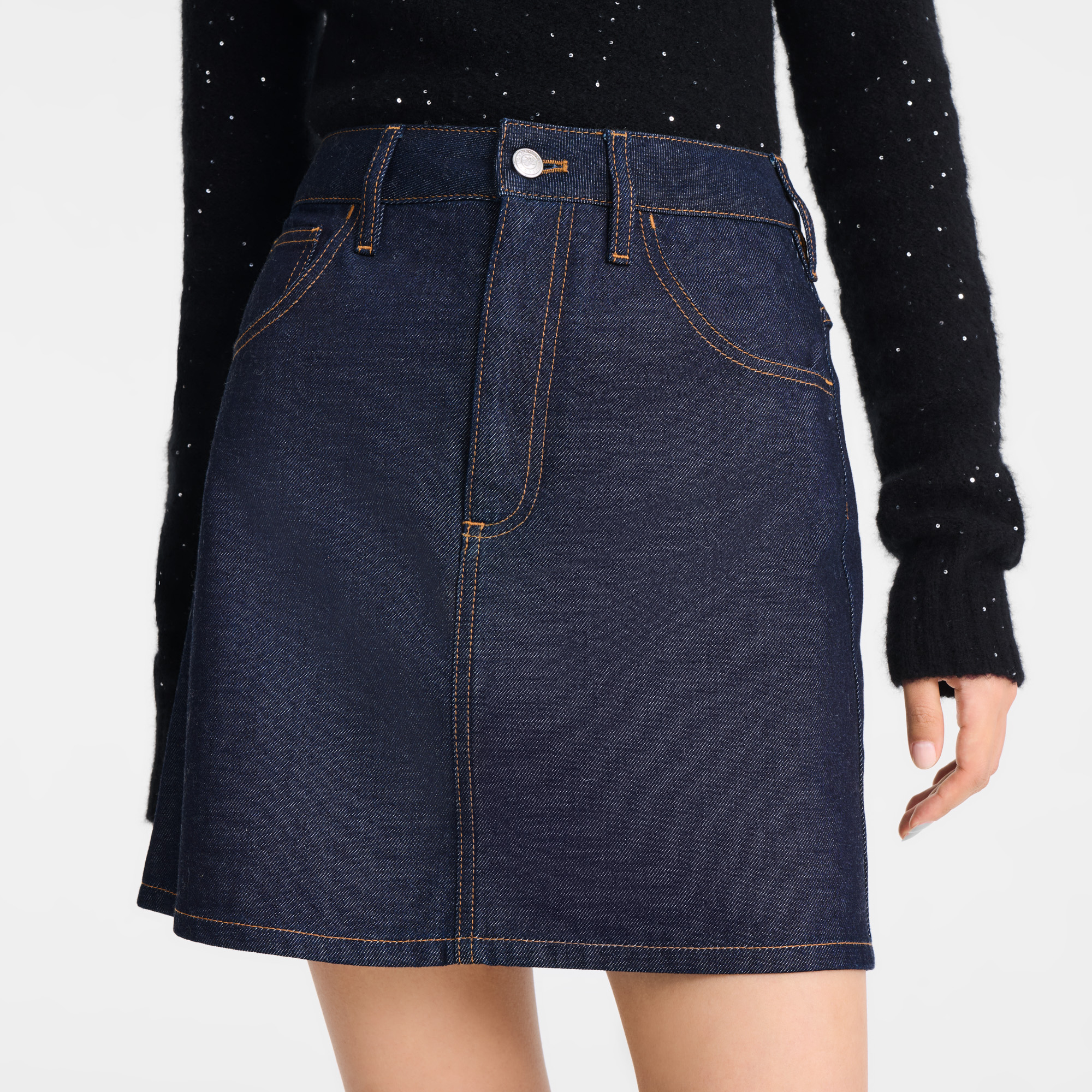 null Falda, Azul Noche