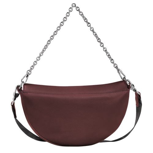 Smile S Crossbody bag , Plum - Leather - View 4 of 5