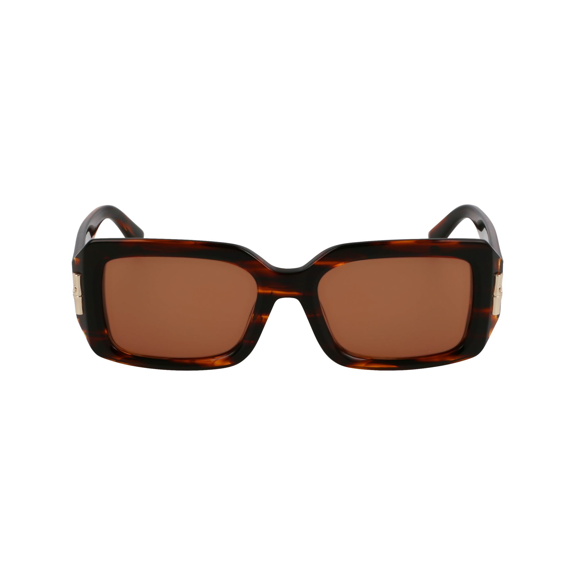 null Lunettes de soleil, Marron