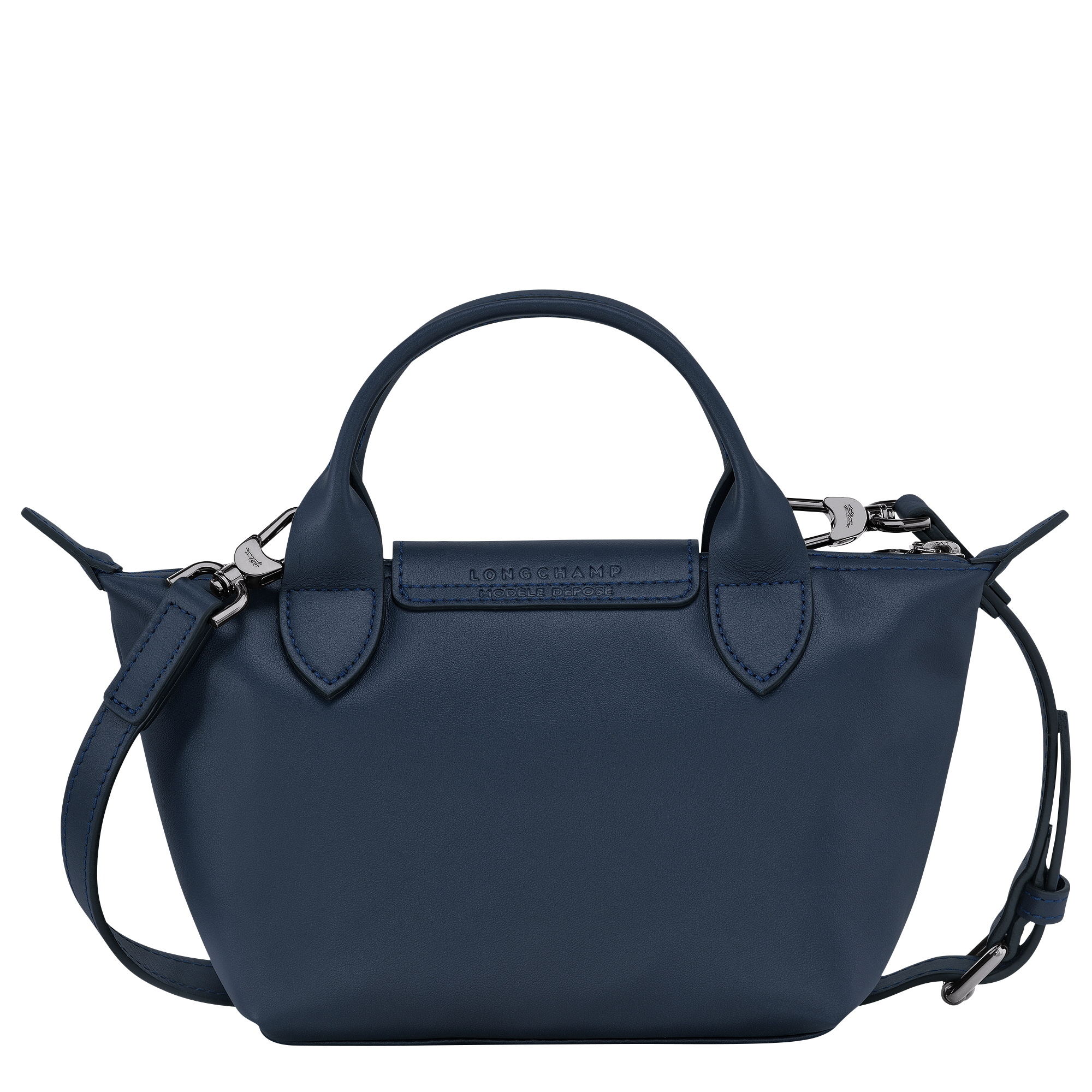 Longchamp Le Pliage Cuir XS Leather Handbag with Strap