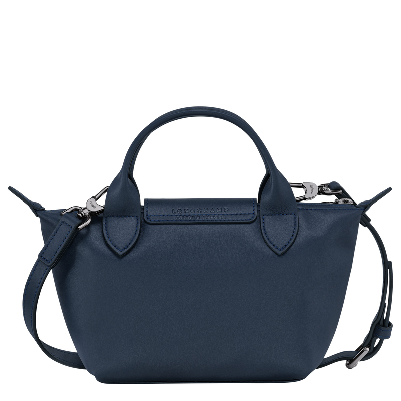 Le Pliage Xtra XS Handbag , Navy - Leather  - View 4 of 6