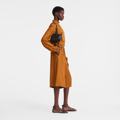 Umh&auml;ngetasche S Le Pliage Xtra , Leder - Schwarz