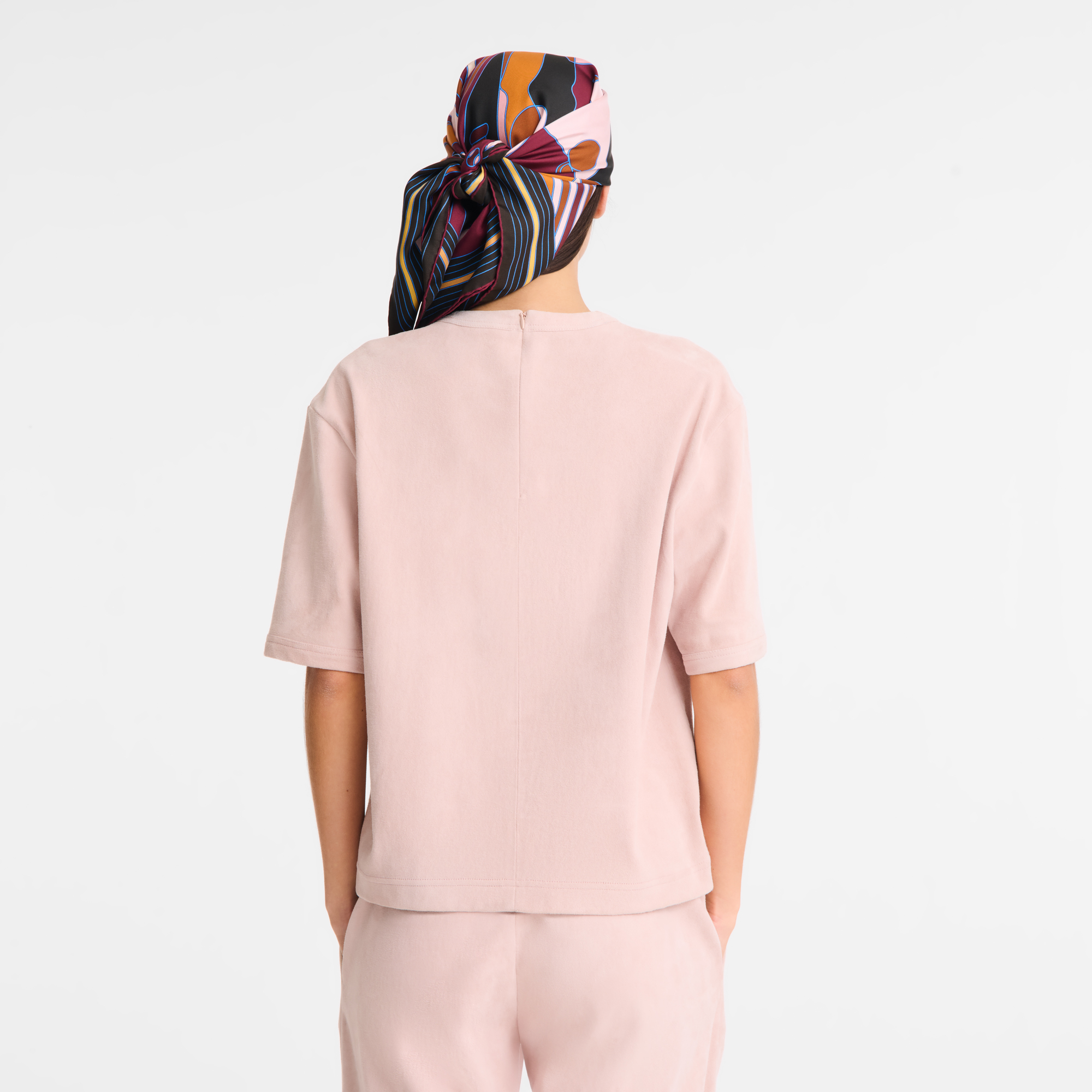 null Short leather top, Pink