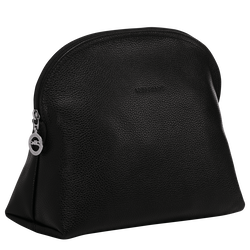 Le Foulonn&eacute; Toiletry case , Black - Leather