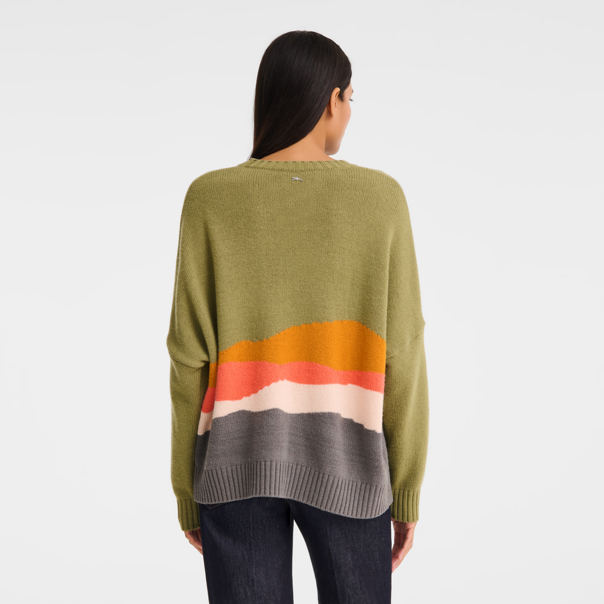 null Pullover H&eacute;lain x Longchamp, Mineral