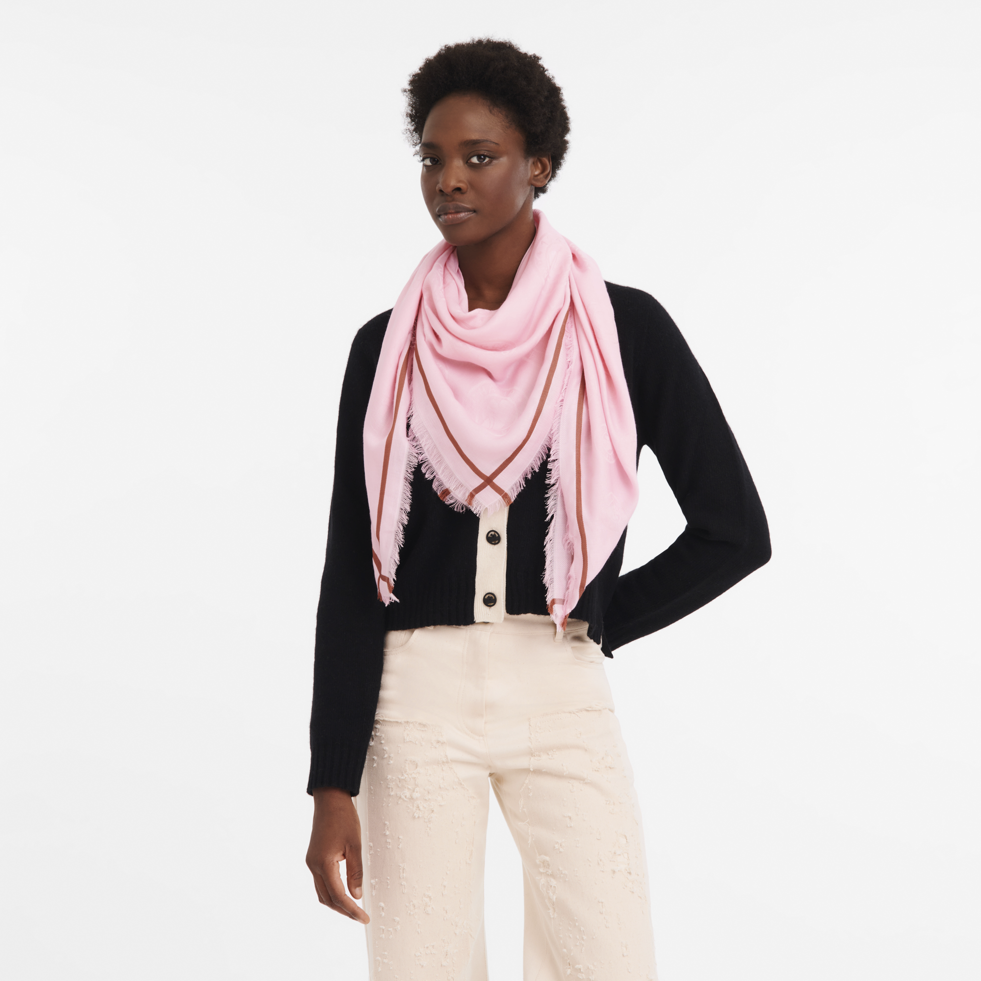 longchamp le pliage filet scarf