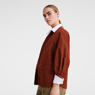 null Kimono jacket, Chestnut