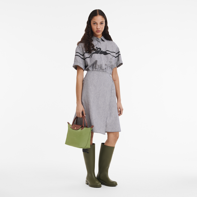 Le Pliage Original S Handbag , Lichen - Recycled canvas  - View 2 of 6
