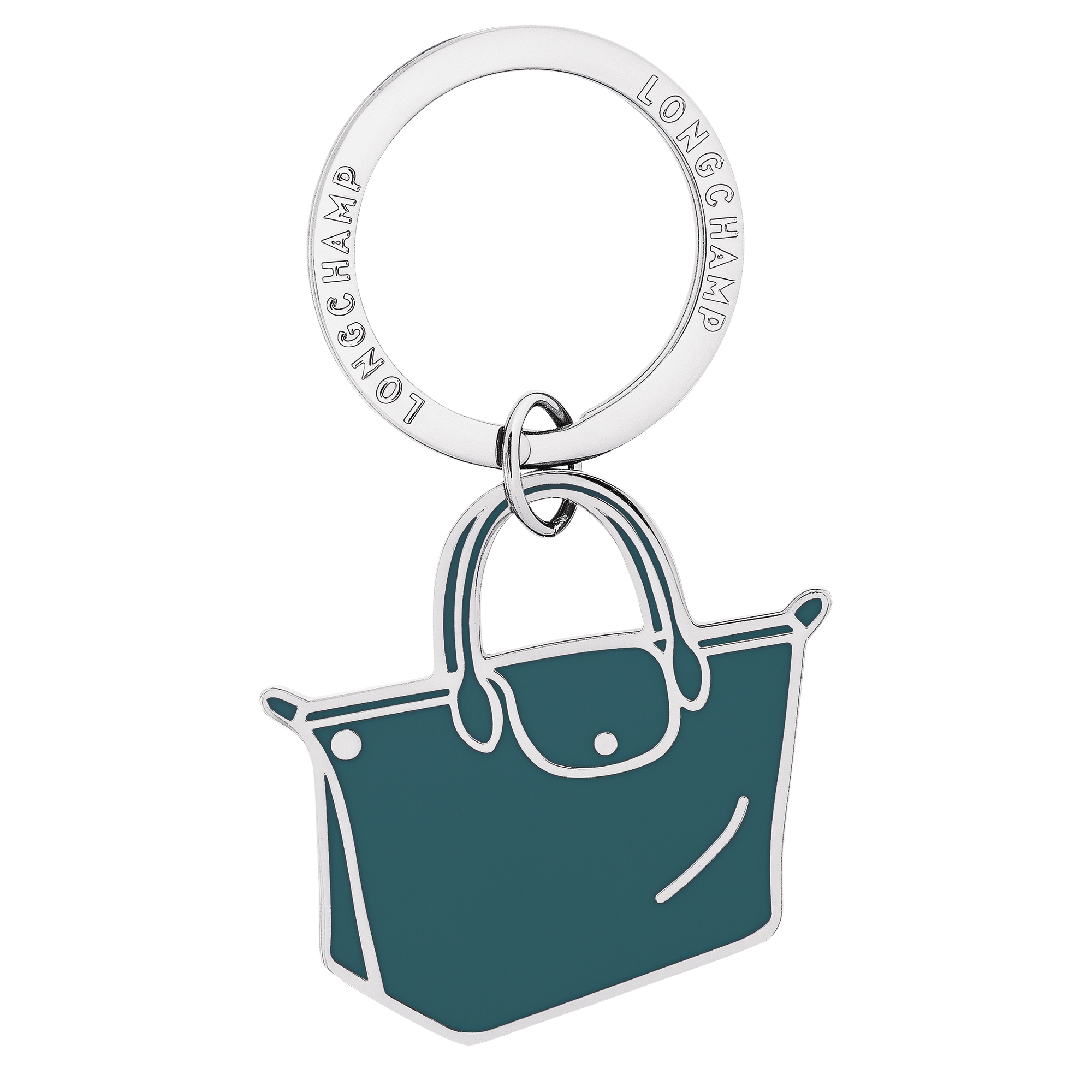 Le Pliage Key rings Peacock Metal Longchamp EN