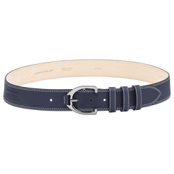 Le Pliage Xtra Ladies' belt , Navy - Leather
