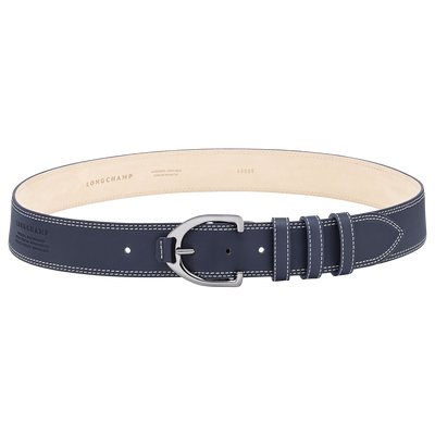 Le Pliage Xtra Ladies' belt , Navy - Leather