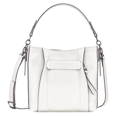 Longchamp 3D Crossbodytas S , Wit - Leder