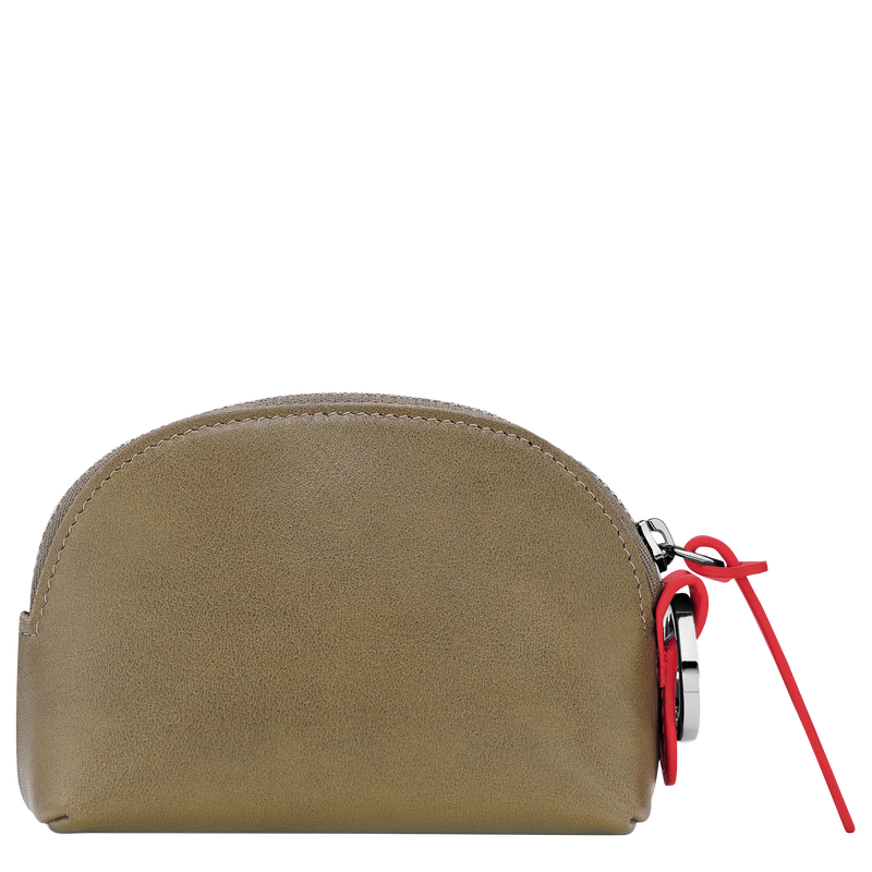 Portemonnaie Longchamp Pocket , Leder - Olivgrün  - Ansicht 2 von 2