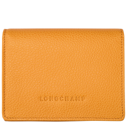 Le Foulonné Wallet , Apricot - Leather