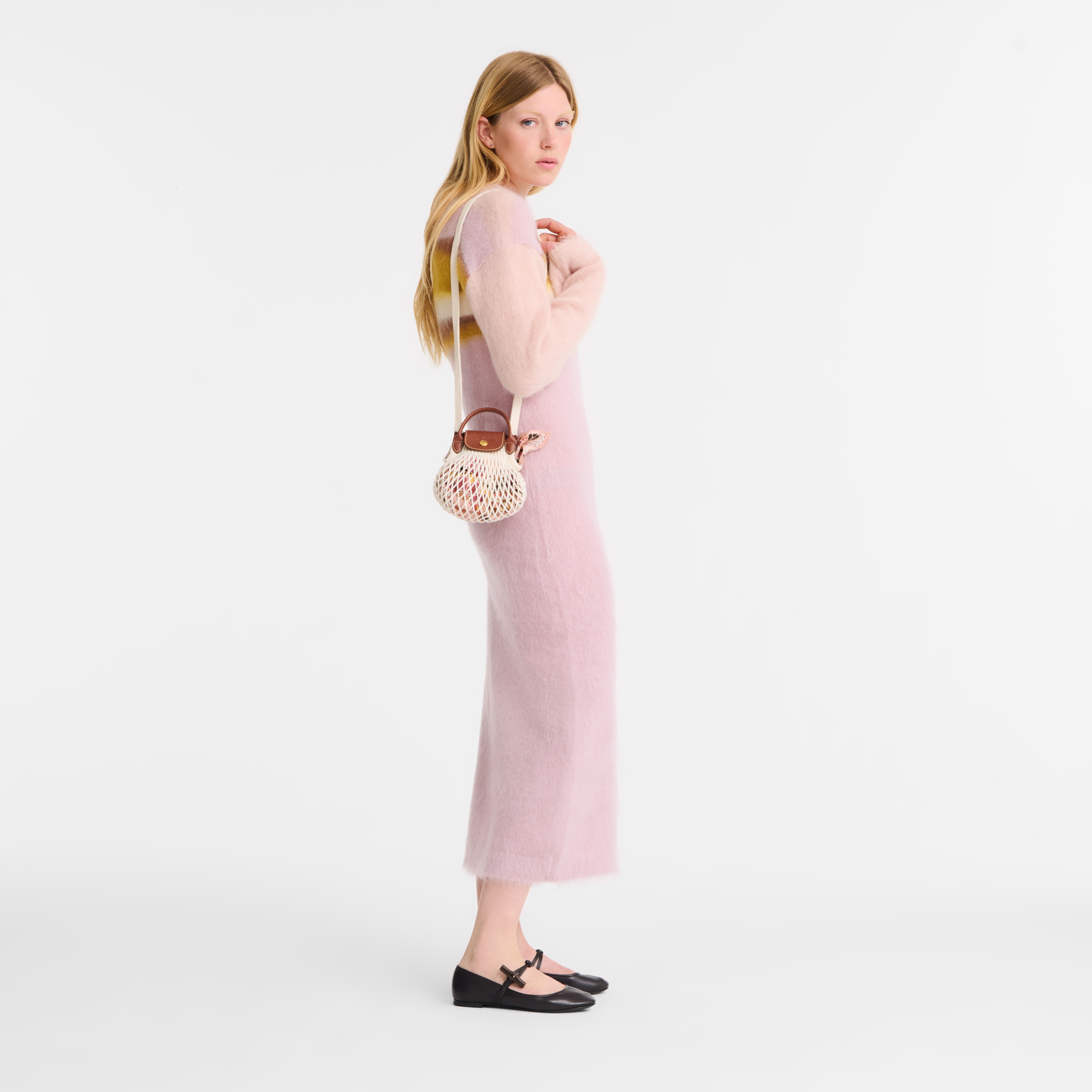 Le Pliage Filet Mesh bag XS, Ecru