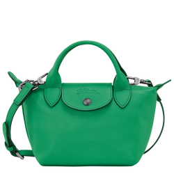 Le Pliage Xtra 手提包 XS , 綠色 - 皮革