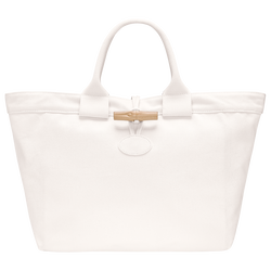 Le Roseau L Tote bag , Ecru - Canvas