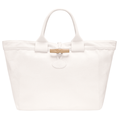 Sac cabas L Le Roseau , Toile - Ecru