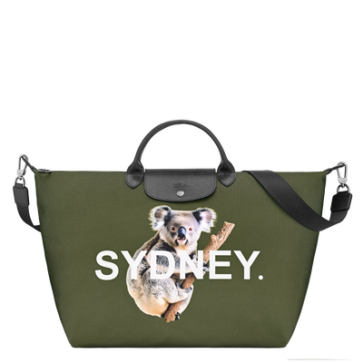 Le Pliage Du Monde Travel bag L, Khaki