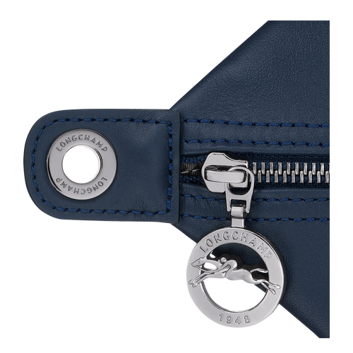 Handtasche L Le Pliage Xtra , Leder - Navy - Ansicht 5 von 5