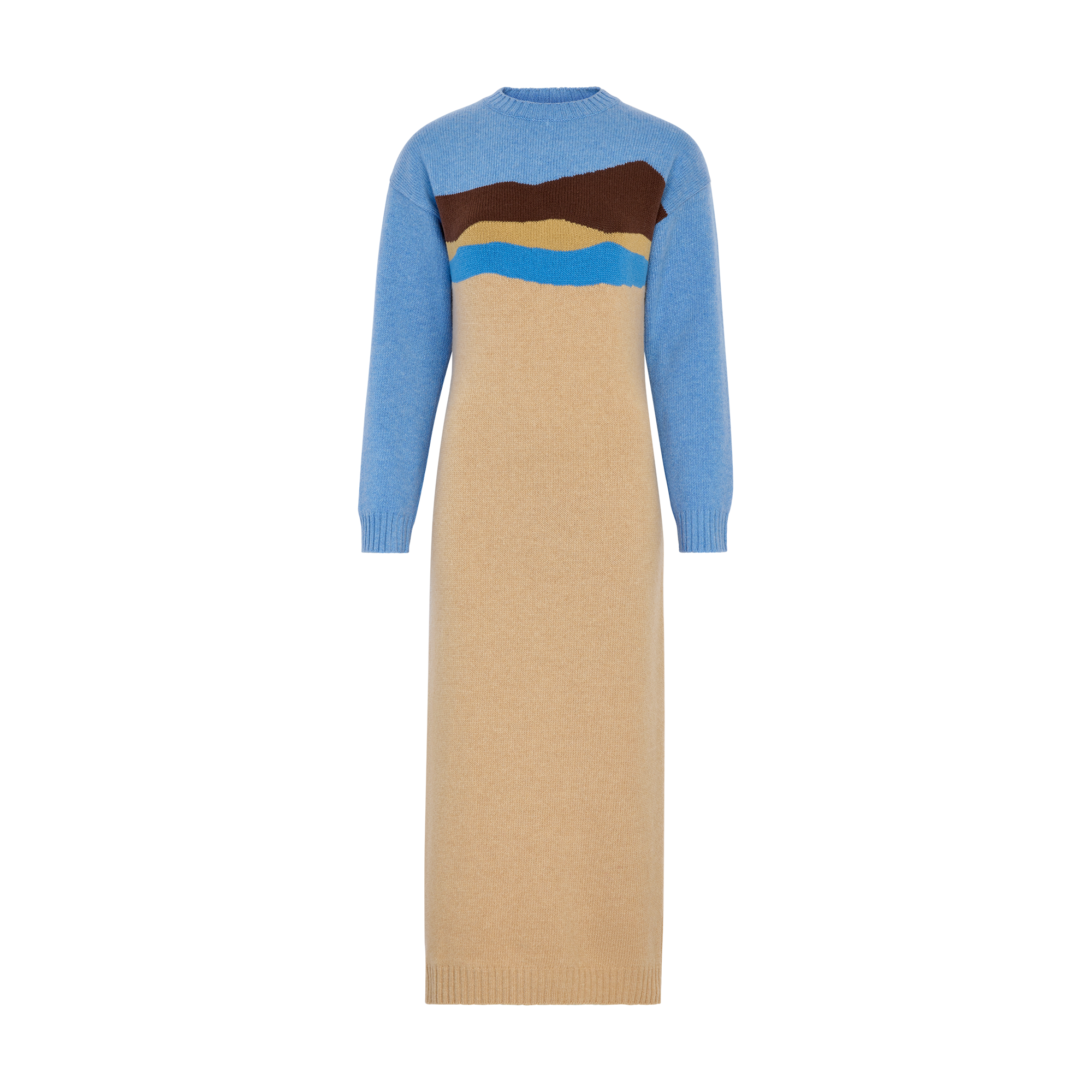 null Vestido Caroline H&eacute;lain x Longchamp, Beige