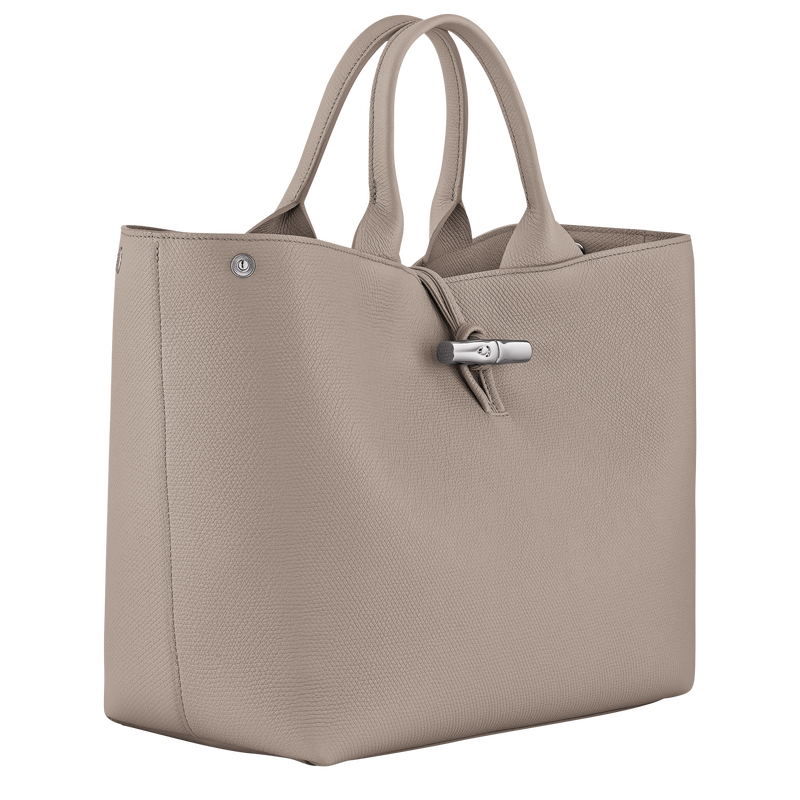 Le Roseau L Handbag , Clay - Leather  - View 3 of  6