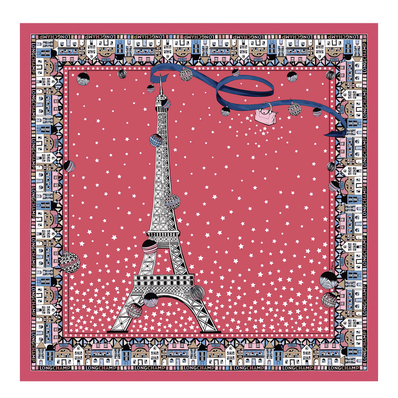 Longchamp silk scarf sale