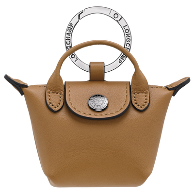 Le Pliage Xtra Key ring , Tobacco - Leather
