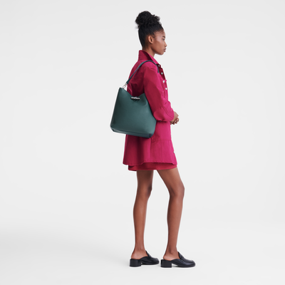 Schultertasche M Le Roseau , Leder - Zeder