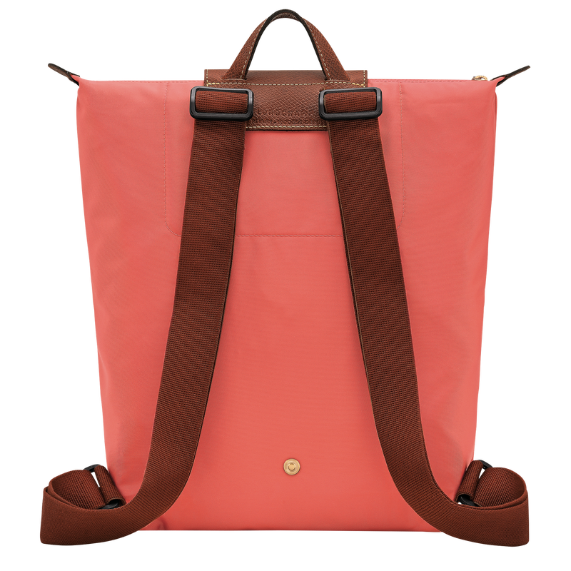 Le Pliage Original M Backpack , Strawberry - Recycled canvas  - View 3 of 6