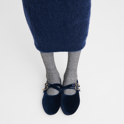 Le Foulonné Ballerinas, Navy