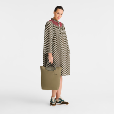 Shopper M Le Pliage Green , Canvas - Artischocke