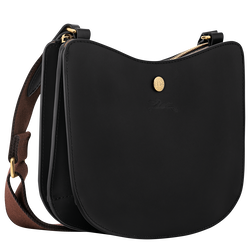 &Eacute;pure S Crossbody bag , Black - Leather