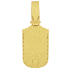 Le Pliage One Luggage tag , Lime - Leather