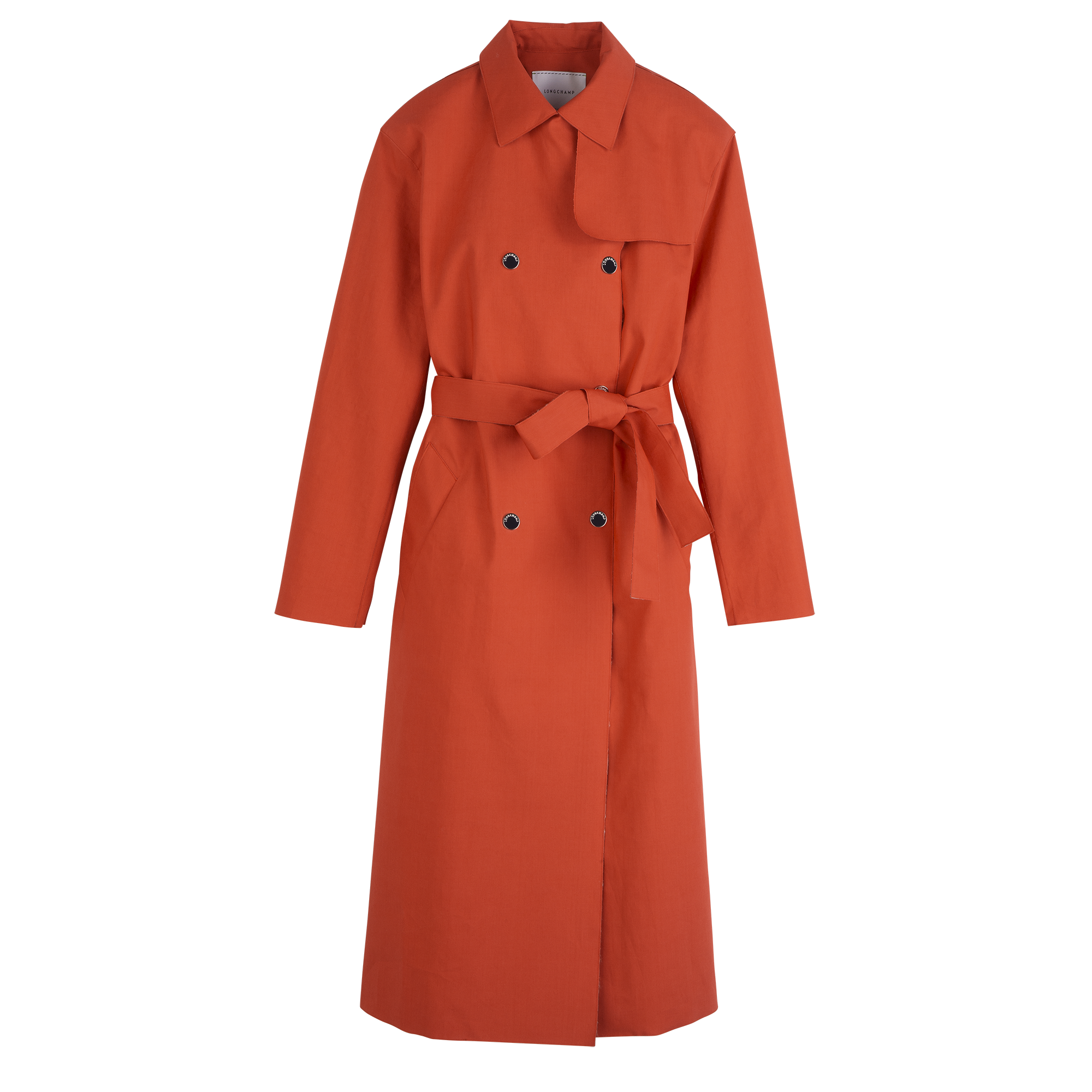 null Trench coat, Red