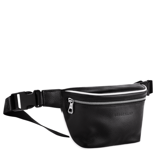 Le Foulonné Belt bag, Black/White