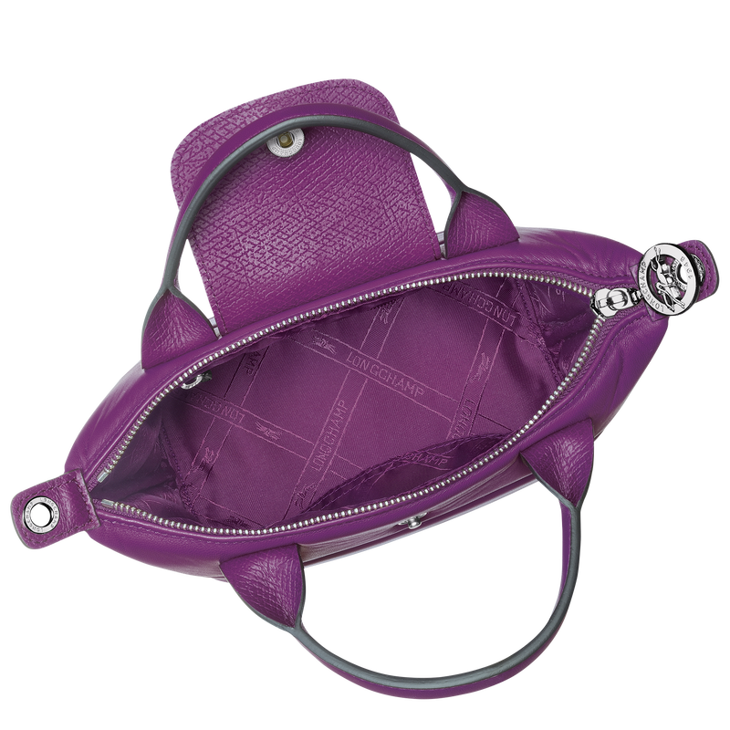 Le Pliage Xtra 系列 手提包 XS , 紫色 - 皮革  - 查看 5 6