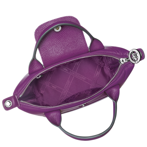 Le Pliage Xtra 系列 手提包 XS , 紫色 - 皮革 - 查看 5 6