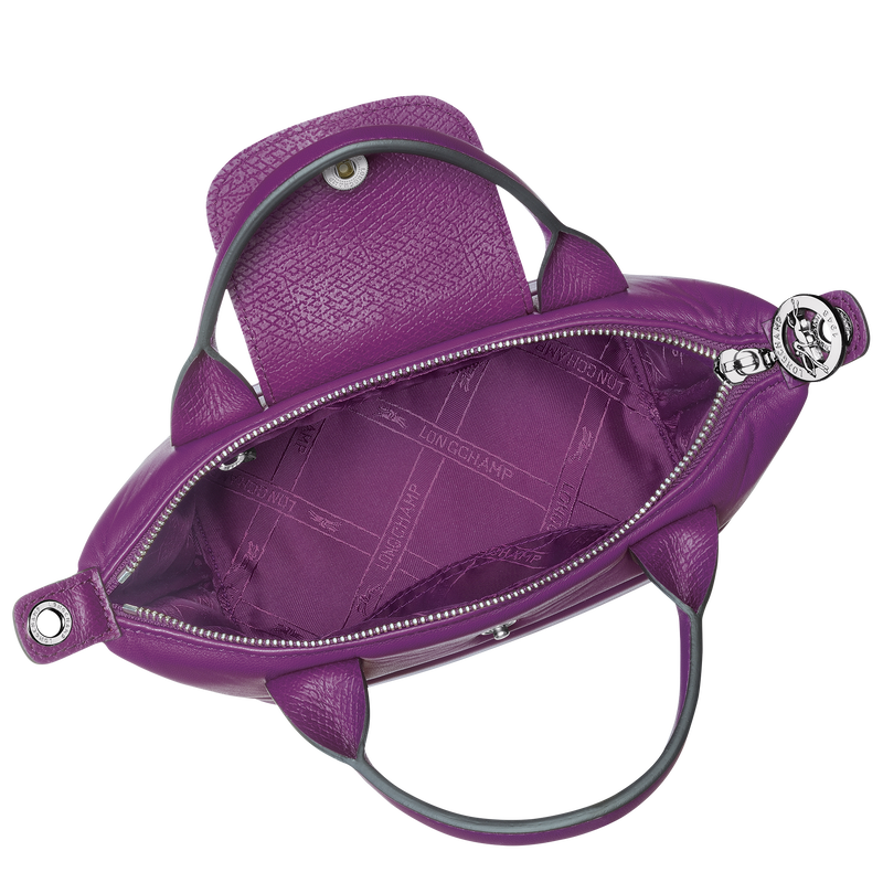 Le Pliage Xtra 系列 手提包 XS , 紫色 - 皮革  - 查看 5 6