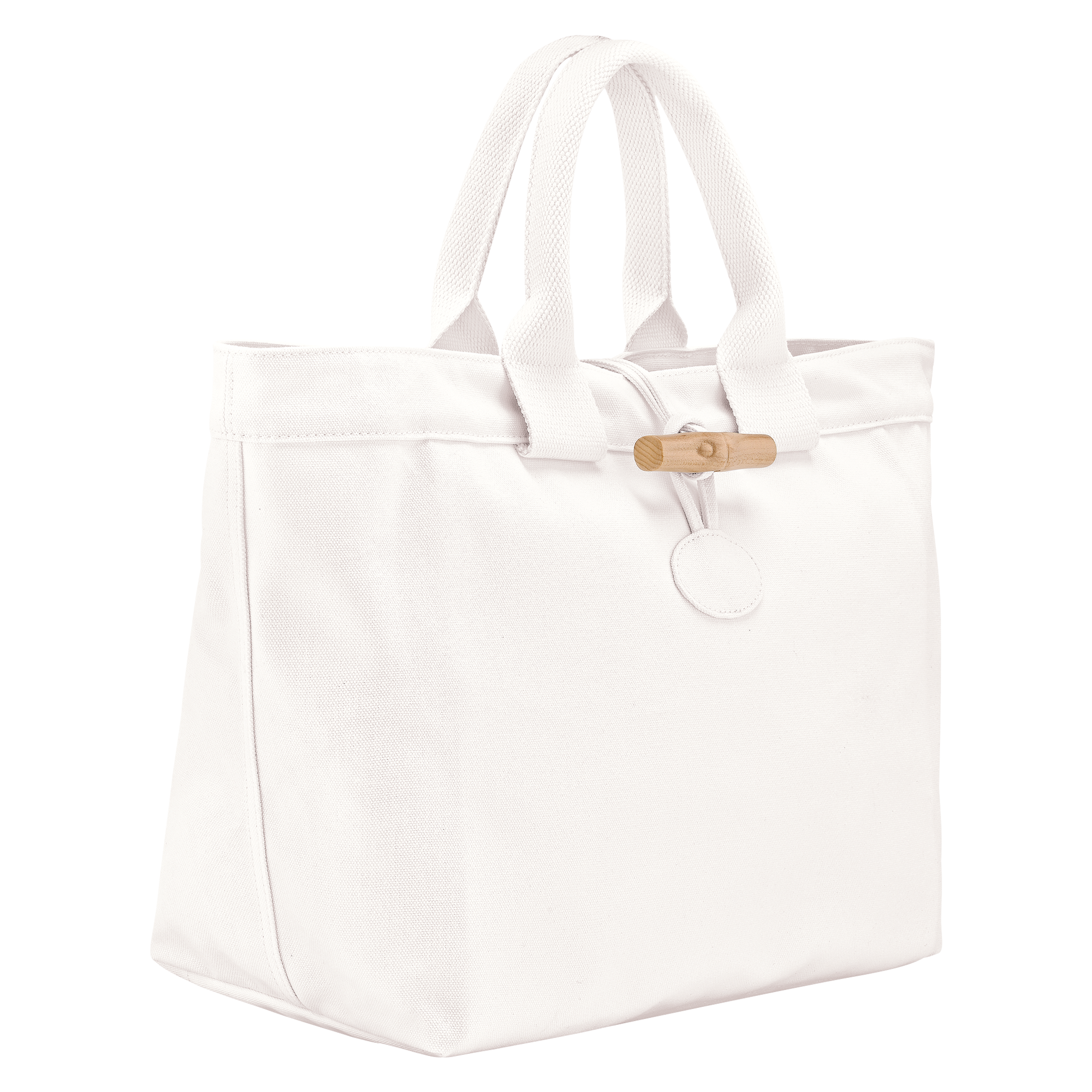 Tote bag L, Ecru - View 3 of
5 - zoom in Le Roseau Tote bag L, Ecru
