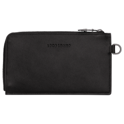 Le Pliage Xtra Pouch , Black - Leather