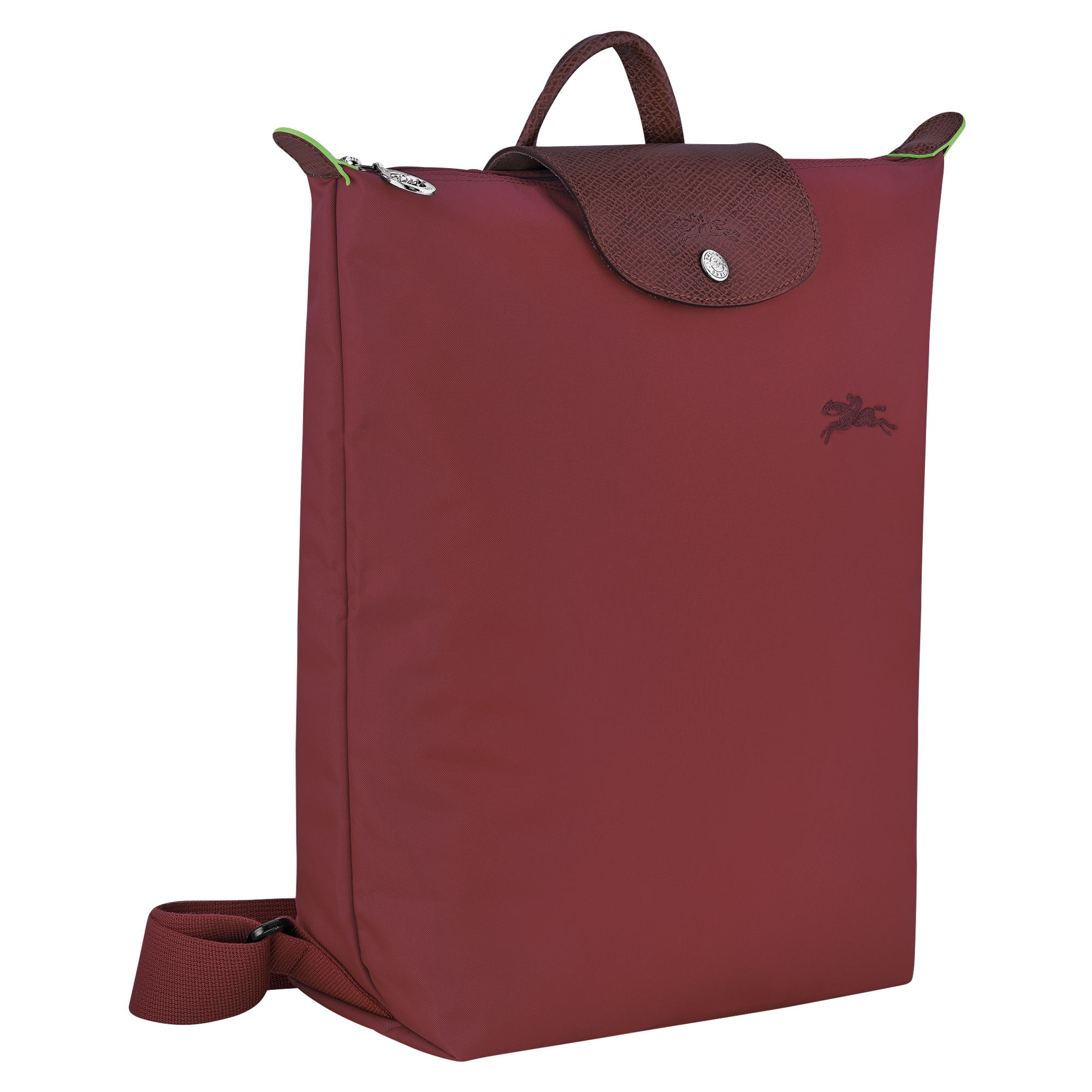 Le Pliage Green 後背包 M, 紅石榴色