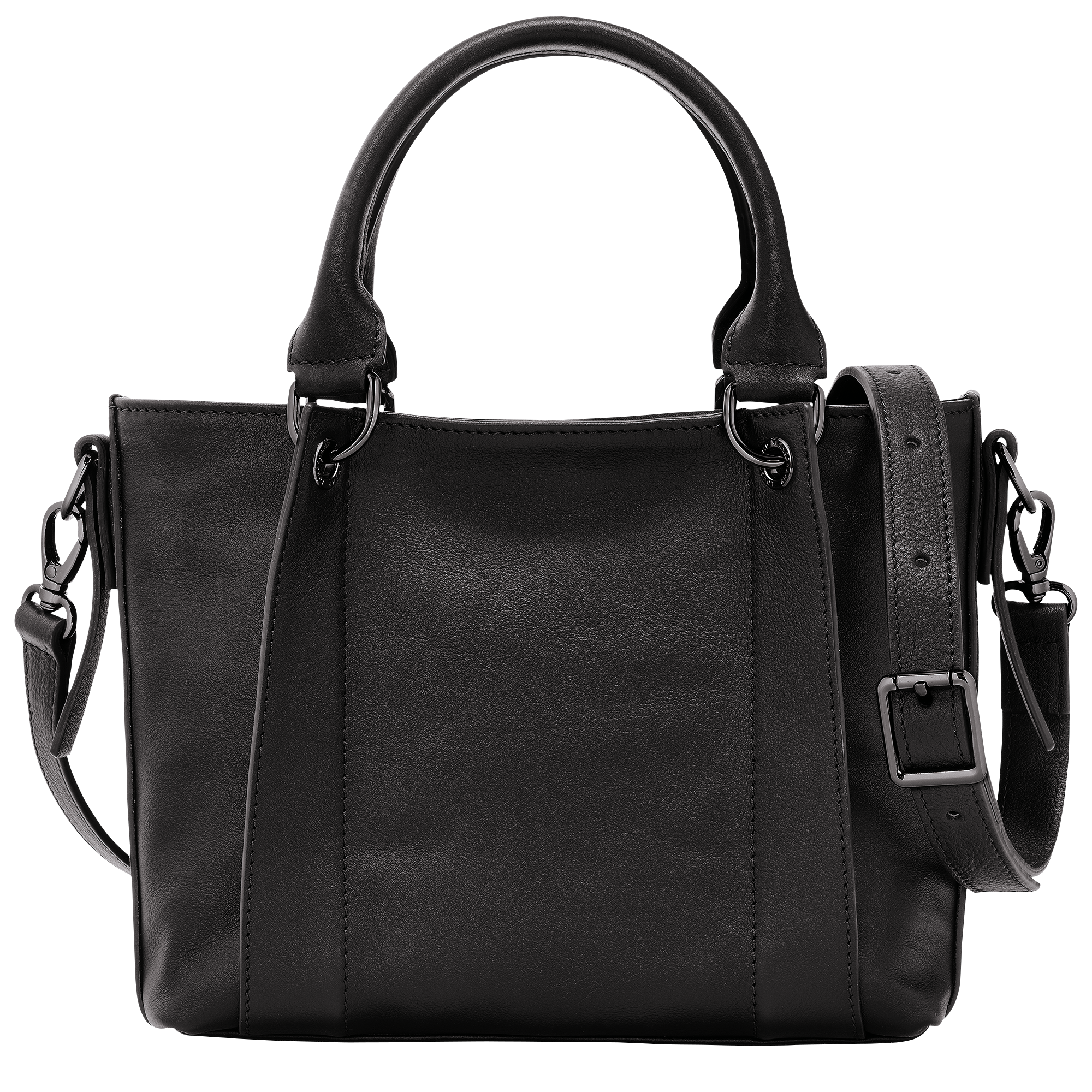 Longchamp 3D Bolso con asa superior S, Negro