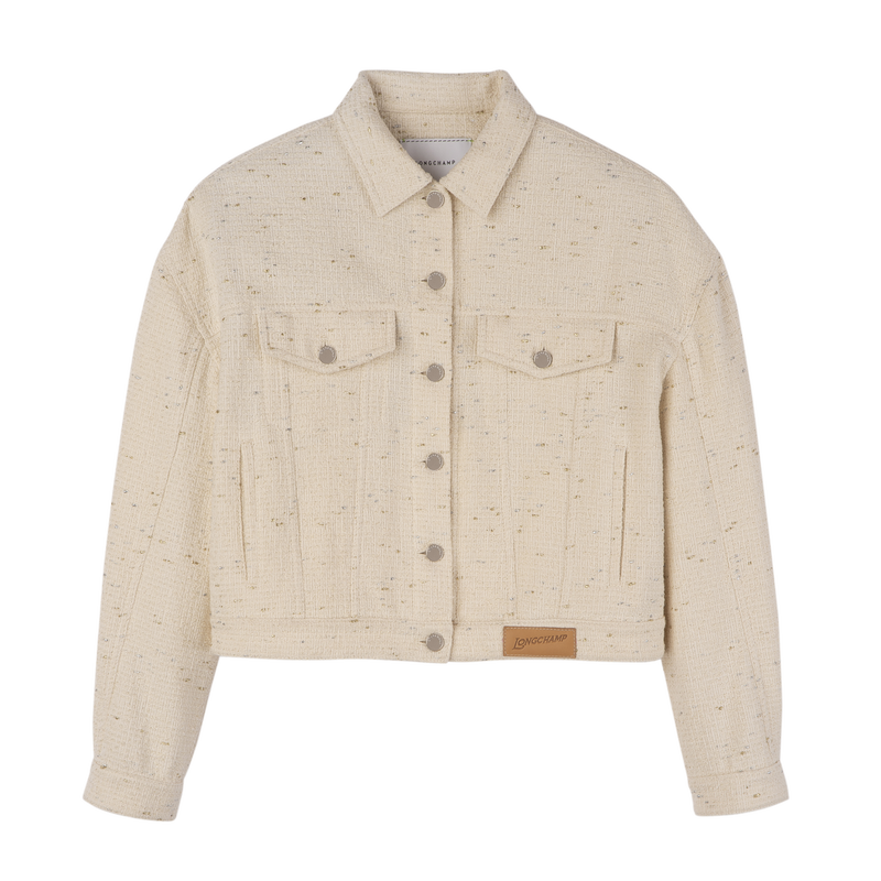 Giacca , Tweed - Avorio  - View 1 of  5