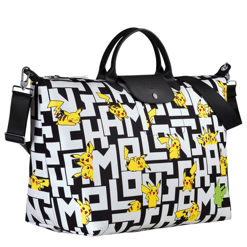 Travel bag L Longchamp x Pokémon Black/White (L1624HUT067) | Longchamp US Travel bag L Longchamp x Pokémon Black/White (L1624HUT067) | Longchamp US